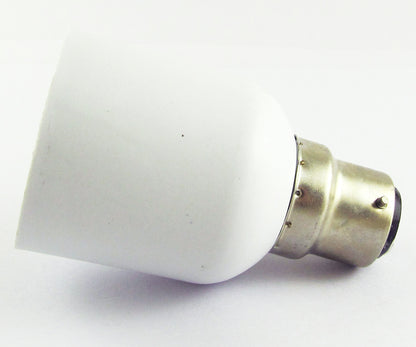 ya 14 10pcs B22 Male to E40 Female Socket Base LED Halogen CFL Light Bulb Lamp Adapter