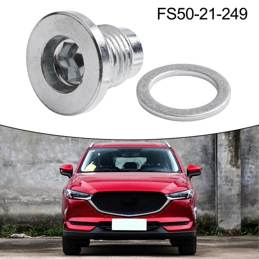 ya 12 5.21 for for Mazda 3 Sport FS50-21-249 Car Maintenance Quick To Install Silver Color