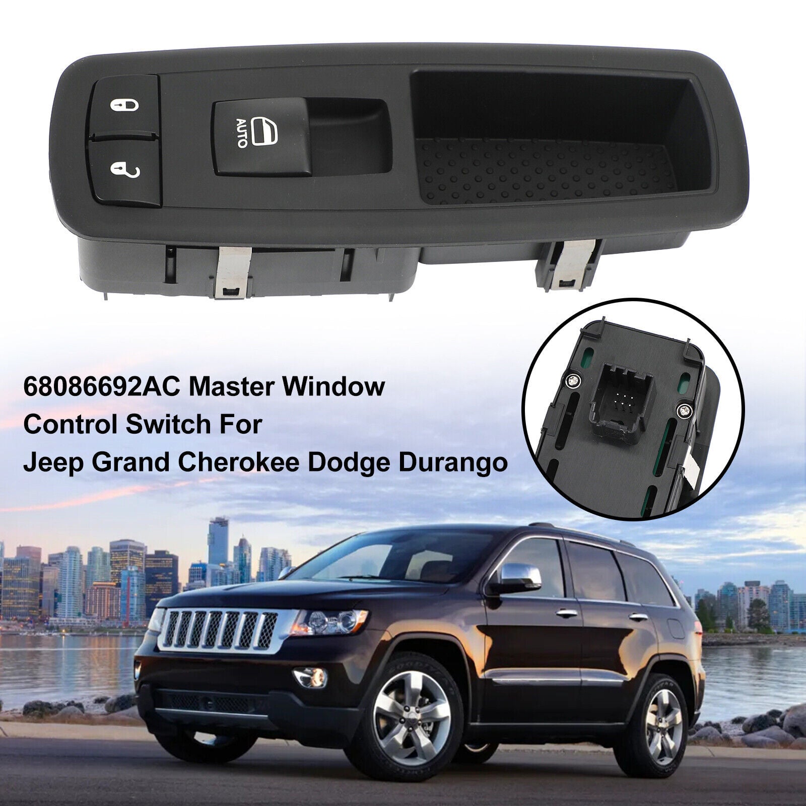 ya 1 8.5.1 68086692AC Master Window Control Switch for Jeep Grand Cherokee D1