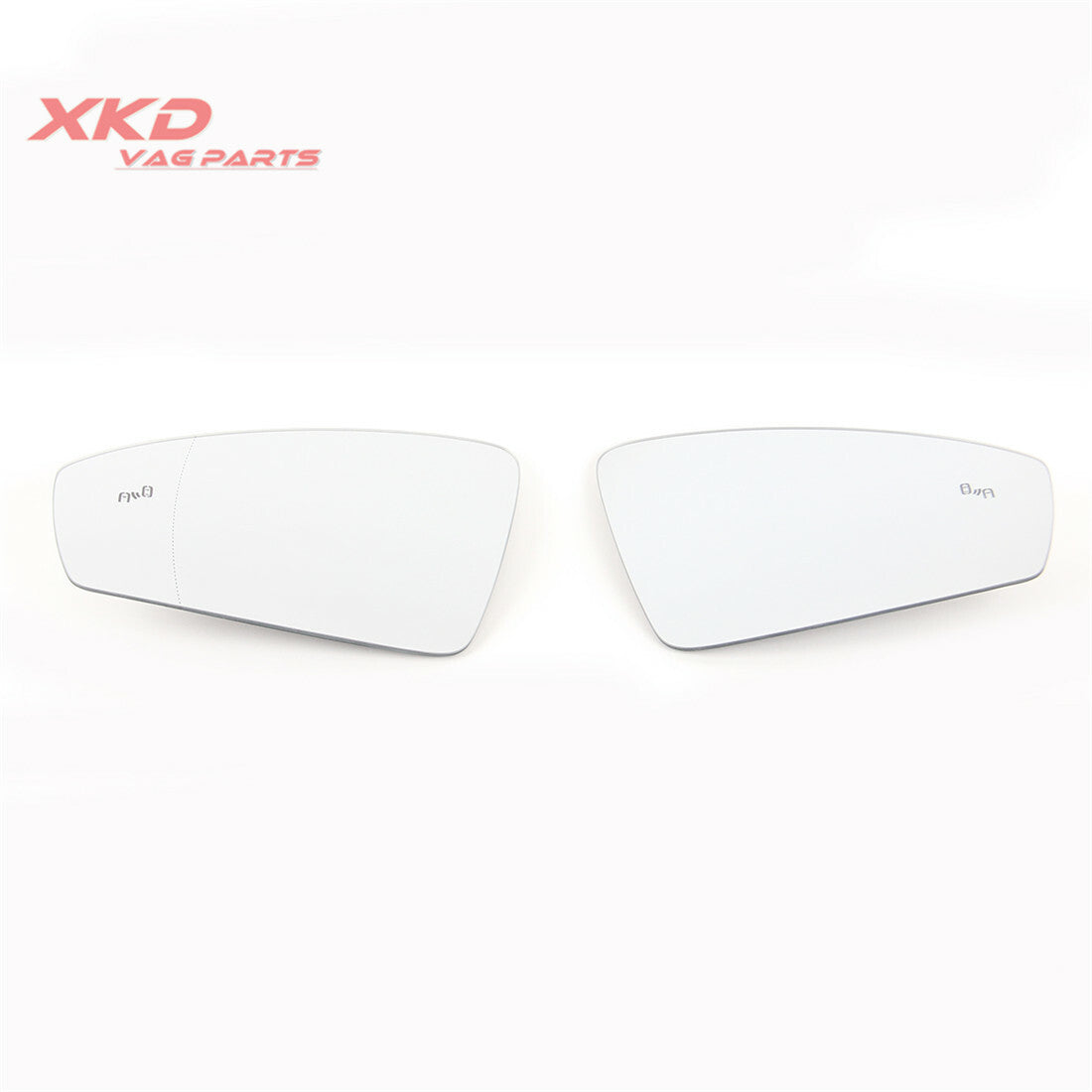 ya 3 6.25.2 L&R Outside Rearview Mirror Glass Kit Fit for VW for Tiguan
