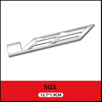 ya 1 8.12 baidi for Audi rear ring badge boot boot decal badge emblem gloss black 193 mm x 67 mm 
