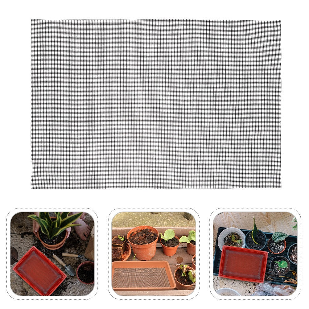 ya 14 15 Pcs Flower Pot Hole Mesh Plant Pots Pad Flowerpot Bottom Mat Grid Net