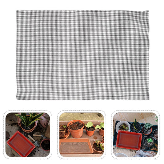 ya 14 15 Pcs Flower Pot Hole Mesh Plant Pots Pad Flowerpot Bottom Mat Grid Net
