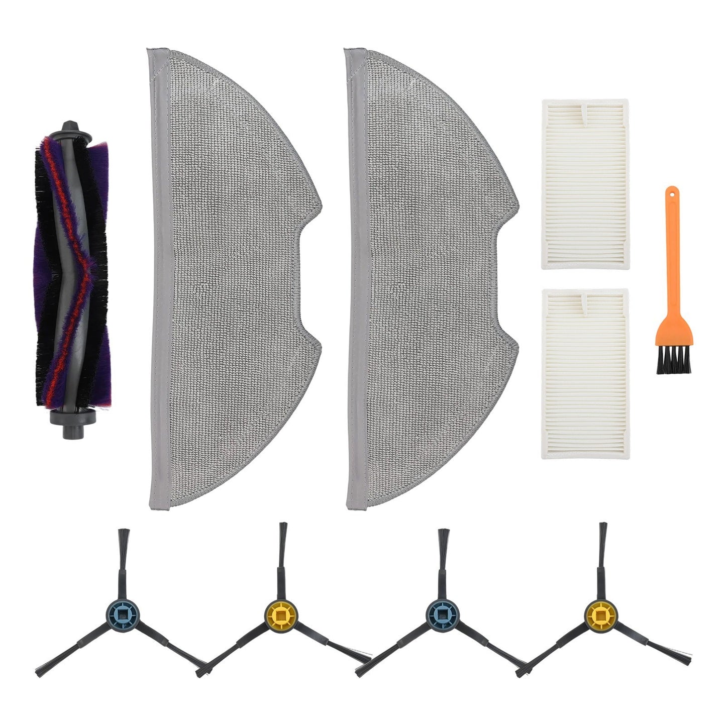 ya 25 Robot Vacuum Cleaner Accessories for Eureka E10s Brushes Filters and Mop Cloths