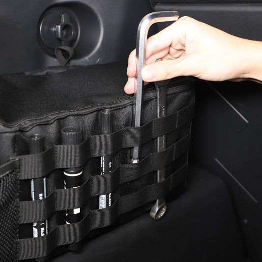 ya 5 6.16.2 2 * Black Car Trunk Side Storage Box Net Pockets for Toyota *ta FJ Cruiser 2007-21