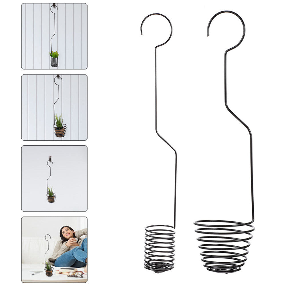 ya 14 2pcs air plant hook Tillandsia Planter Holder Metal Display Stand Work