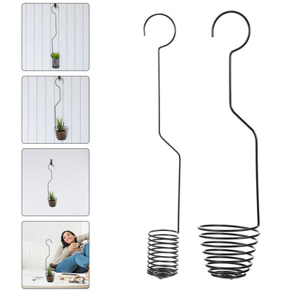 ya 14 2pcs air plant hook Tillandsia Planter Holder Metal Display Stand Work