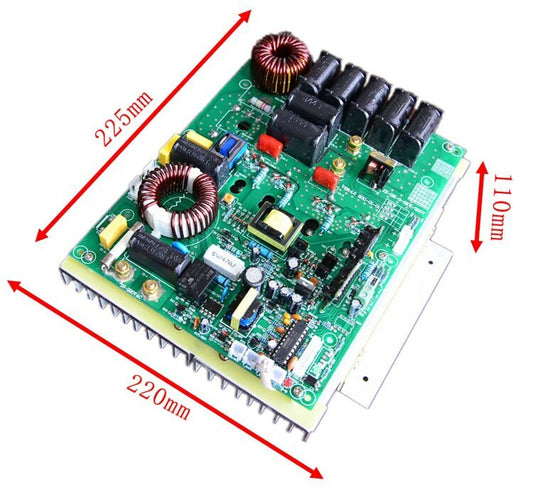 Single Phase Digital Half Bridge 5000w 5KW Electromagnetic Heating Plate TEC#-