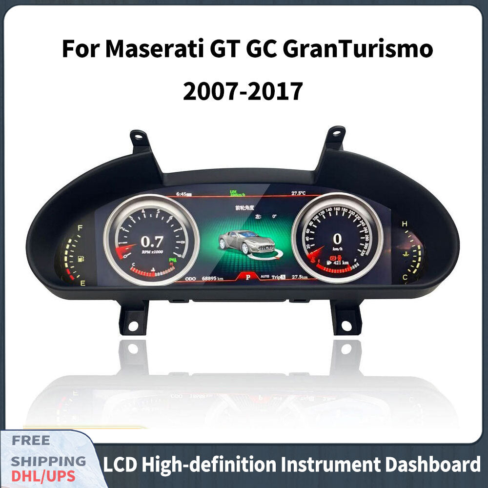 ya 2 6.29 for Maserati GT GC GranTurismo 2007-17 LCD Digital Instrument Panel Speedometer