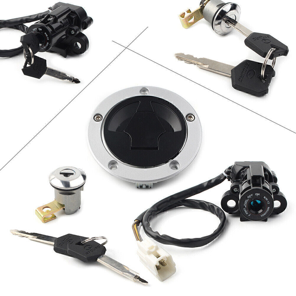 ya 4 6.22 for Kawasaki Z1000 Z 1000 10-16 1x Fuel Gas Cap Ignition Switch for SEAT Lock Keys