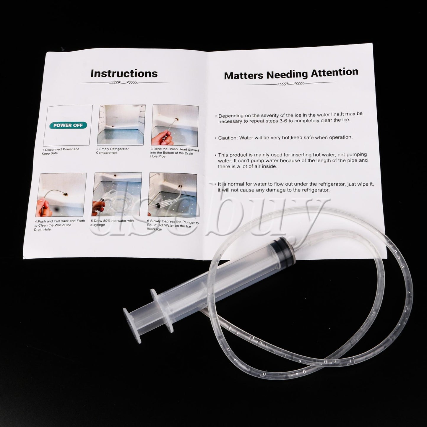 ya 26 25Inch White Ice Water Line Tool