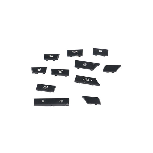 ya 13 A/C Heater Control Switch 11X Button Key Caps Cover Kit Fit for BMW 5 Series F07 F10