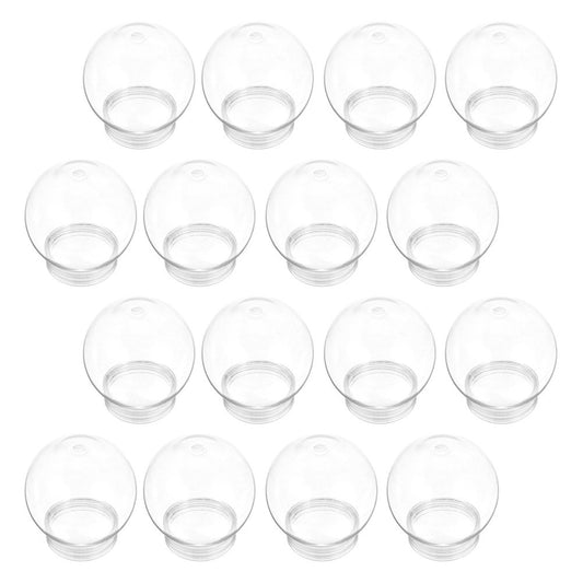 ya 25 20 Pcs DIY Holiday Decoration Clear Plastic Or ments for Crafting