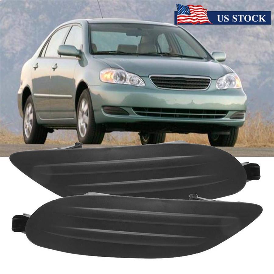 ya 2 6.29 2PCS Car Fog Light Lamp Bumper Cover Insert RH LH 52127-02170 for Toyota for Corolla