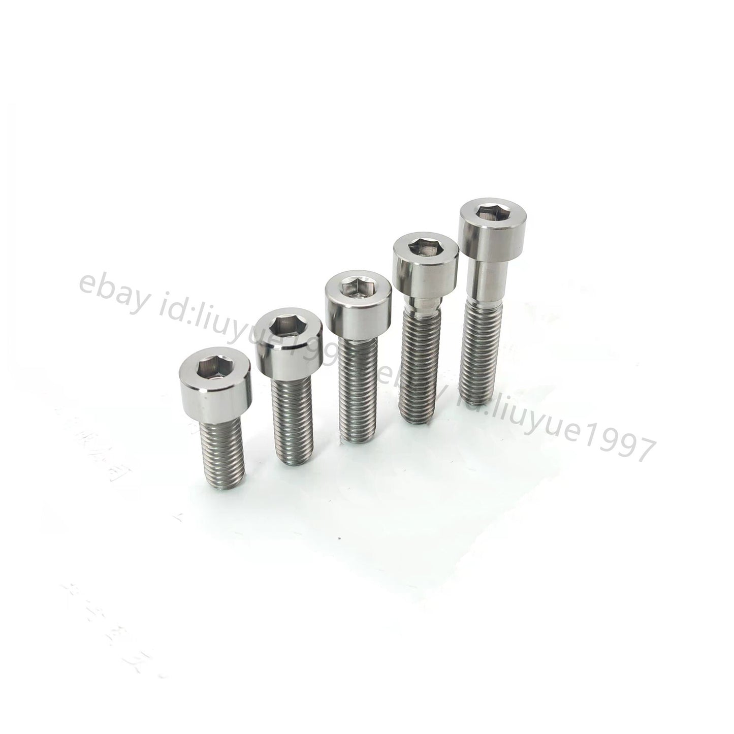 1 Pcs #1/4-20 Long Titanium Ti Screw Bolt Allen Hex Socket Cap Head GR5