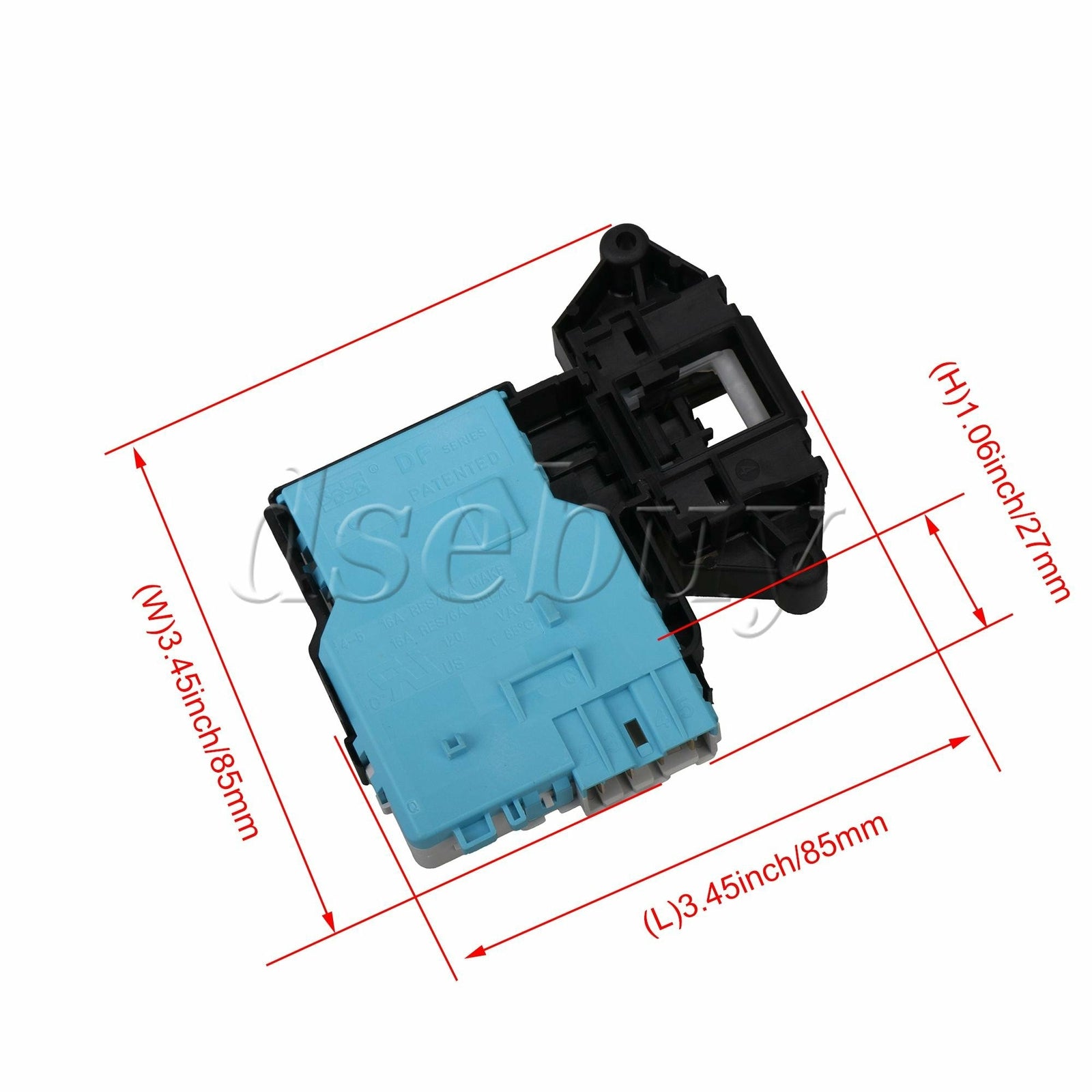 ya 26 White Washer Door Lock Switch 6601ER1004C Replacements for AP4998848 1268254