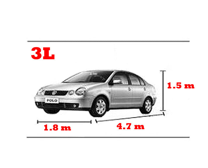 ya 5 8.7 WaterProof Full Car Cover For Outdoor Dust UV Ray Rain Resistant Fits Small Car