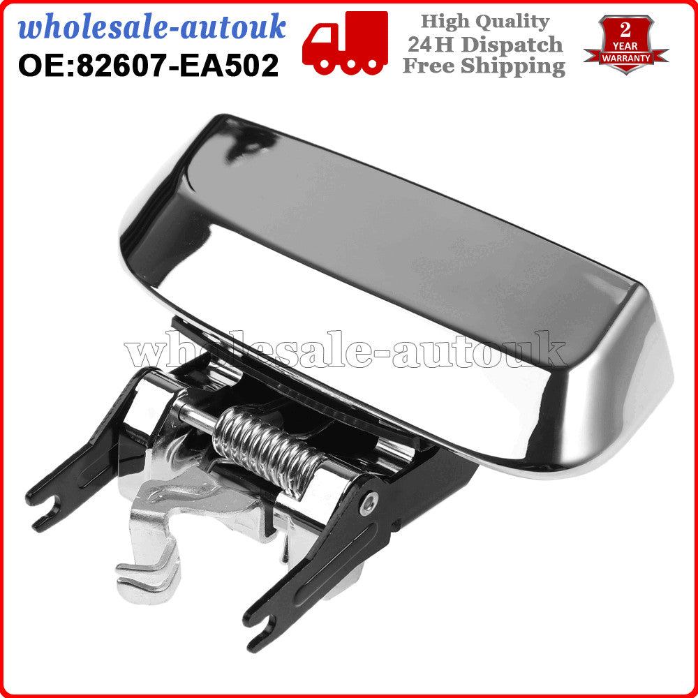 ya 7 6.10 for Nissan PATHFINDER R51 Outer Rear Right Door Handle Chrome Silver 82606-EA502