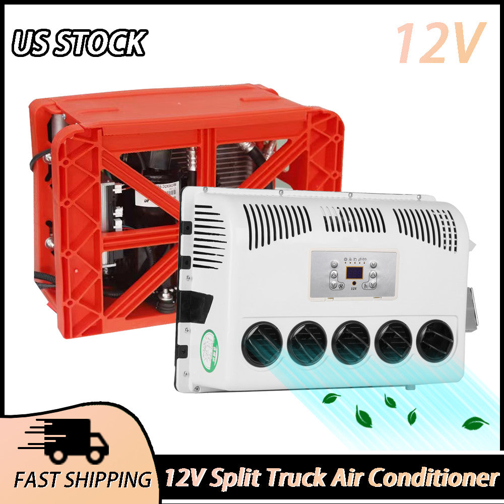 ya 1 7.7 For Engineering Truck Bus RV Caravan Air Conditioner 12V Car Universal Split A/C