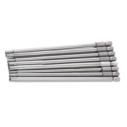 ya 26 Multipurpose 8Piece Security Torx Head Screwdriver Bit Set,150mm/5.91inch Length