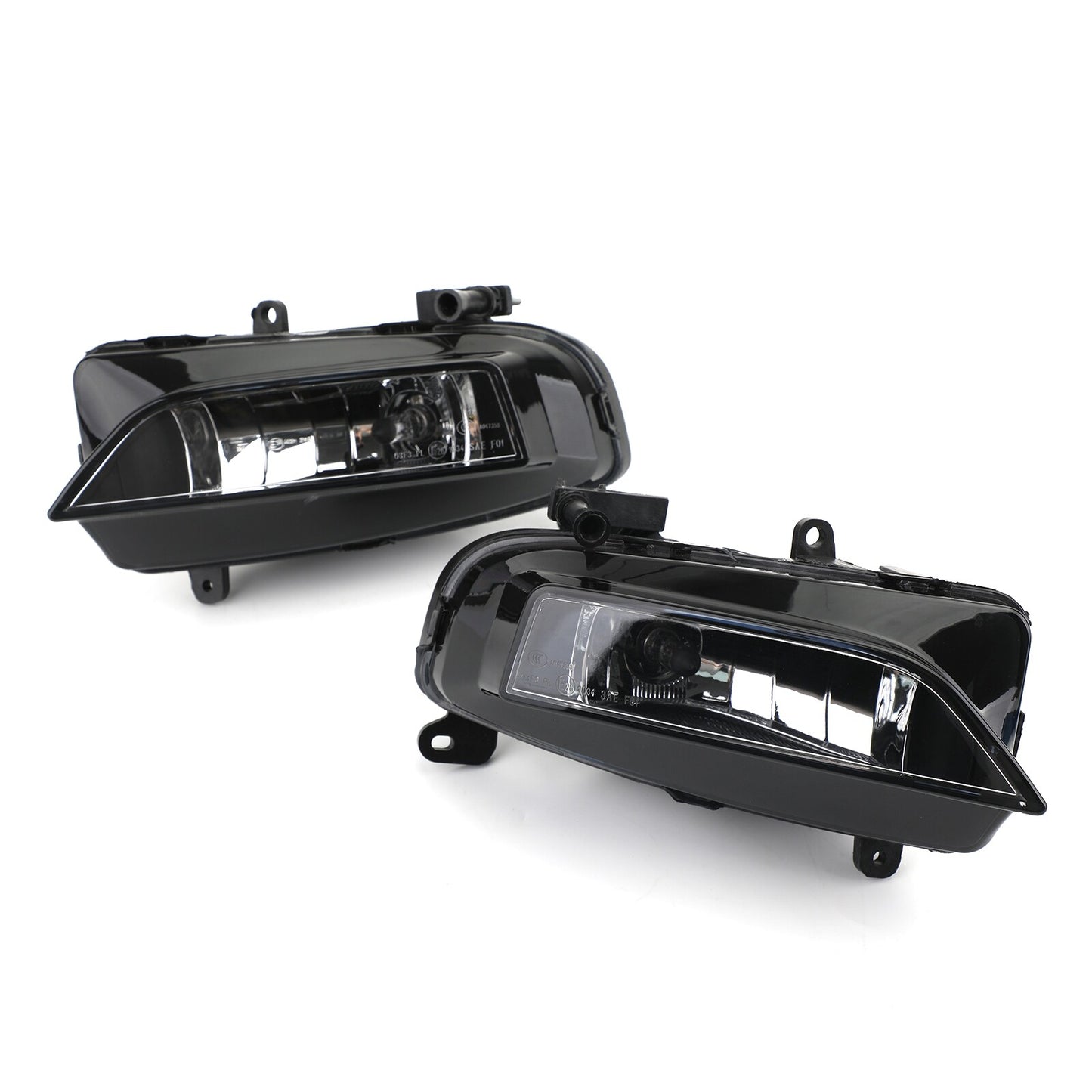 ya 1 8.5.4 Pair Front Bumper Halogen Fog Light Lamp for AUDI S4 A4 S-Line B8.5 2013~15 BLK