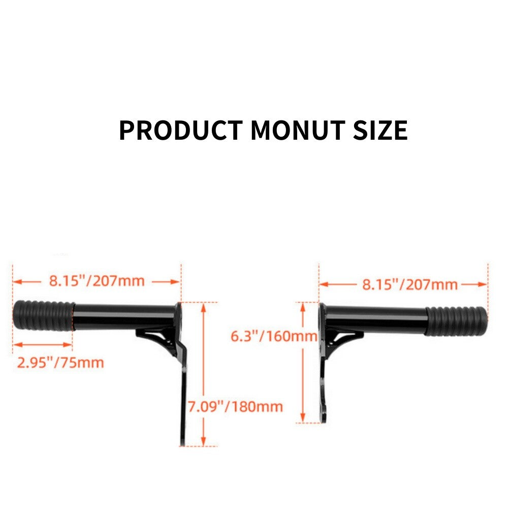 ya 5 8.7 Motorcycle passenger foot nail collision rod f for Ram e slider suitable for Harley Softail 2018 up