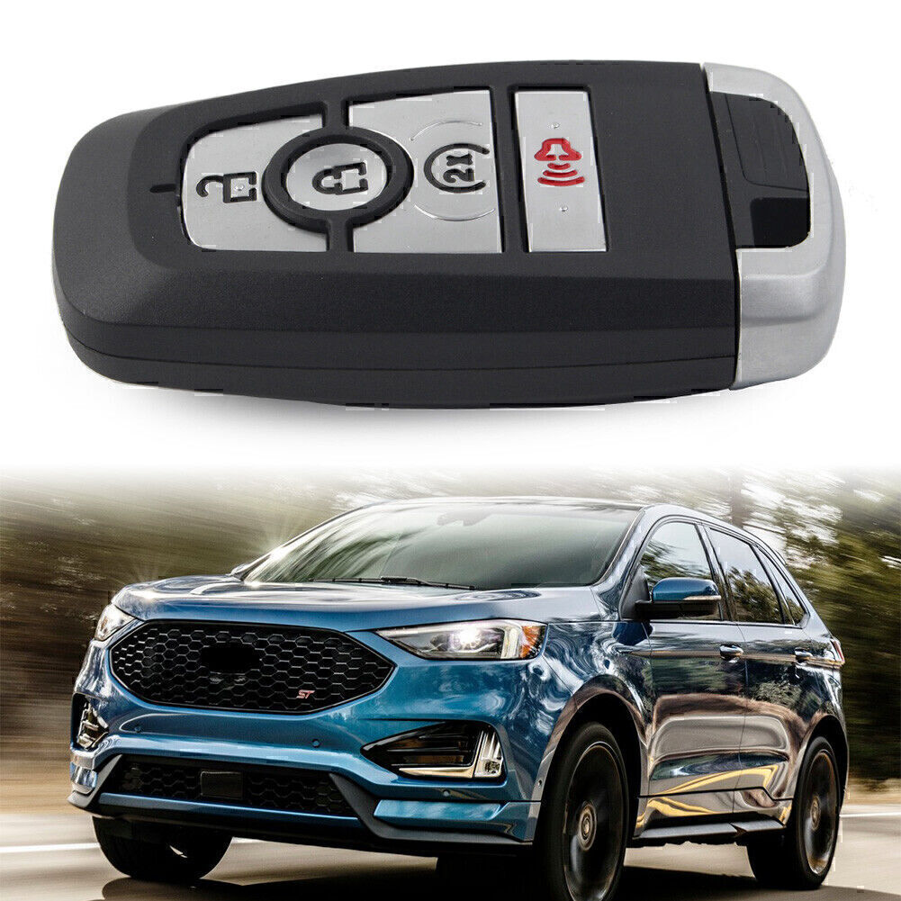 ya 10 5.28 4 Button Remote Key Shell Case Fob Replacement Fit for Ford Edge 2017 2018 2019 2020