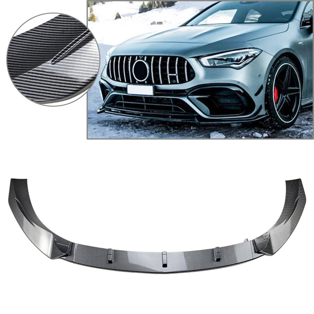 ya 4 6.17 Front Bumper Splitter Lip Diffuser Spoiler Guard Protector for for benz CLA Class