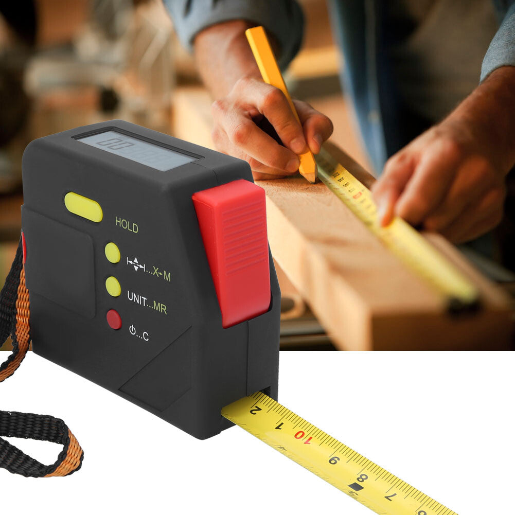 ya 14 Portable 5m Digital LCD Display Electronic Measuring Tape Woodworking Ruler