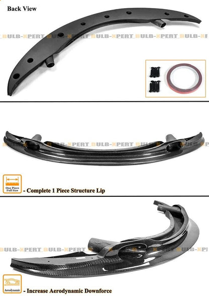 ya 11 10.28 GT4 Style Front Bumper Lip Splitter For 2008-13 E92 E93 E90 M3 Carbon Fiber