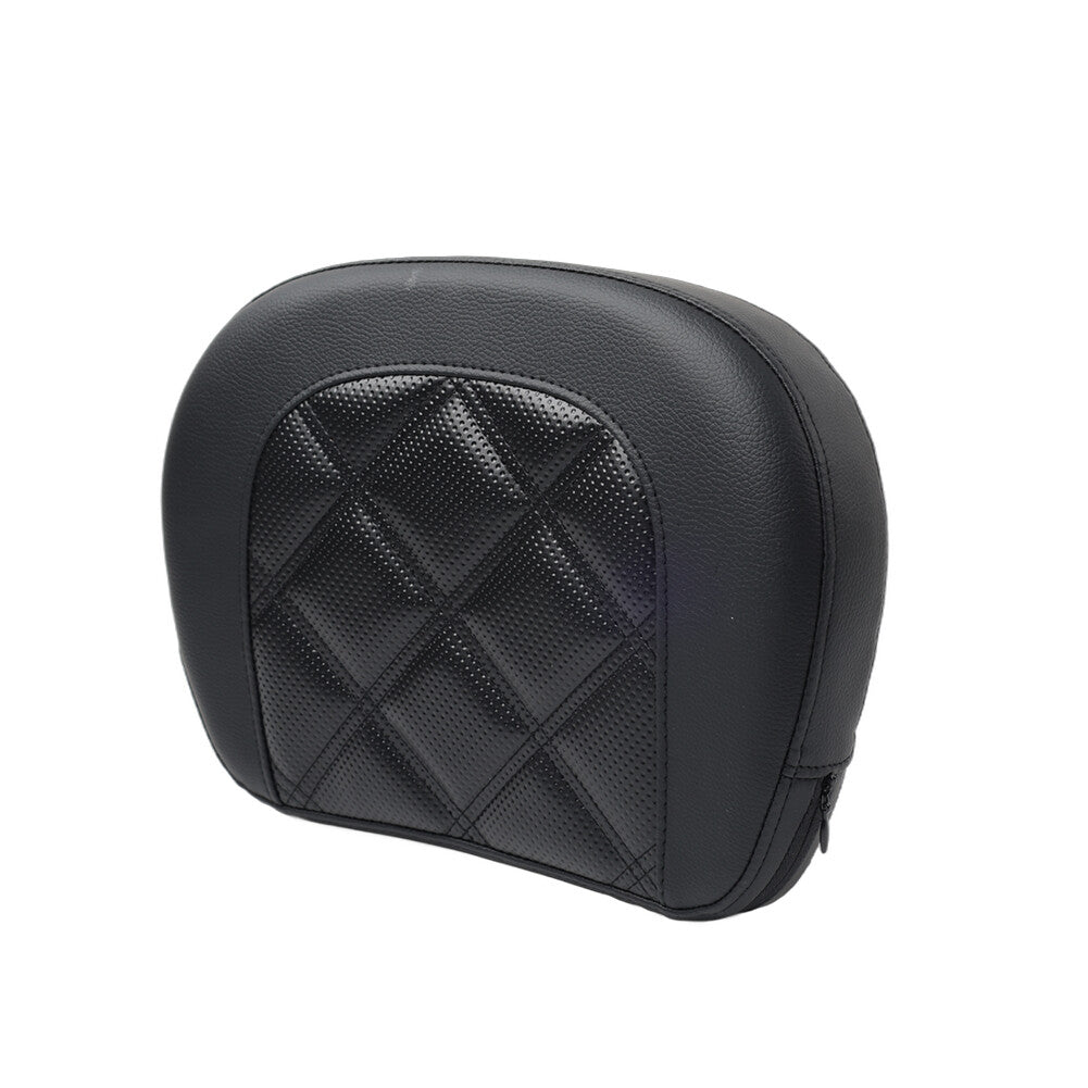 ya 3 6.25.3 Rear Passenger Black Sissy Bar Backrest Pad for Harley Street Glide FLHX FLHXS