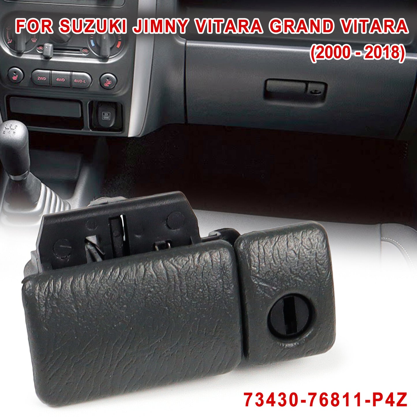 ya 1 7.7 Car Glove Box Lock Latch Handle for Suzuki Vitrara Grand Vitara 73430-76811-P4Z