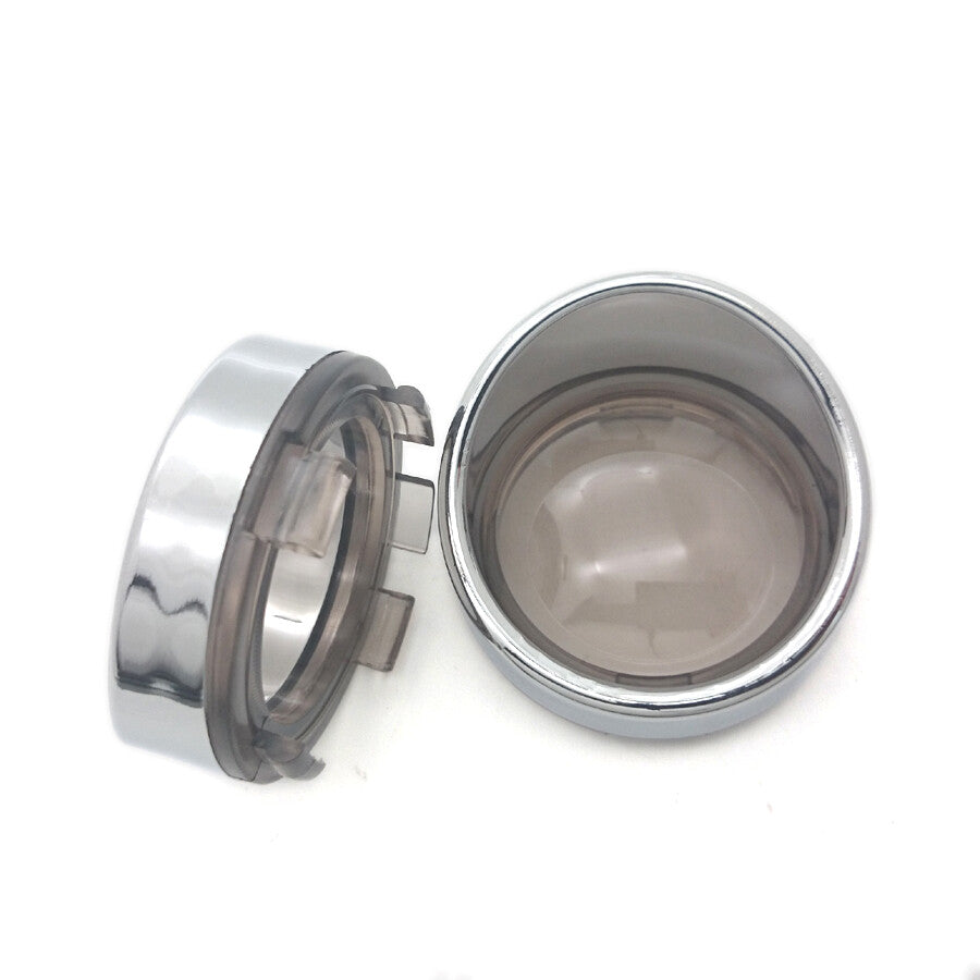 ya 5 8.7 Chrome Turn Signal Light Indicator Smoke Visor Lens for Harley Sportster 2000-UP