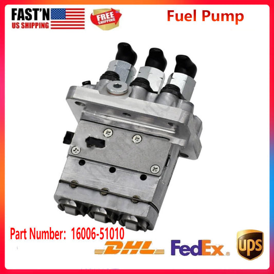 ya 27 7.2 Fuel Injection Pump 16006-51010 Compatible With Kubota RTV 900 D902
