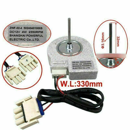 ya 26 ZWF-02-4 50240401000S Fan Motor DC12V For and Other Reigerator