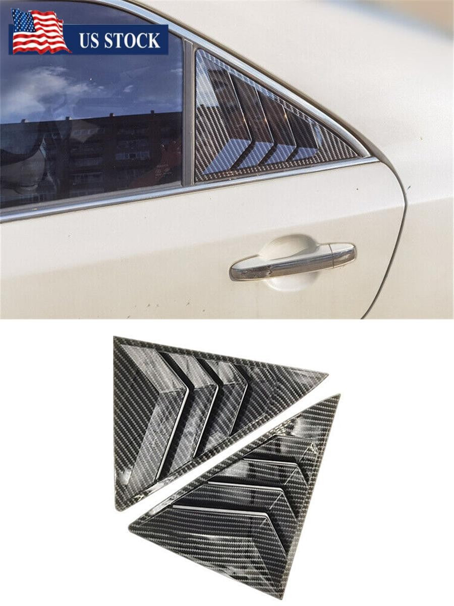ya 5 8.7 Rear Side Window Quarter Louver Cover For 2012-17 for Toyota for Camry Carb