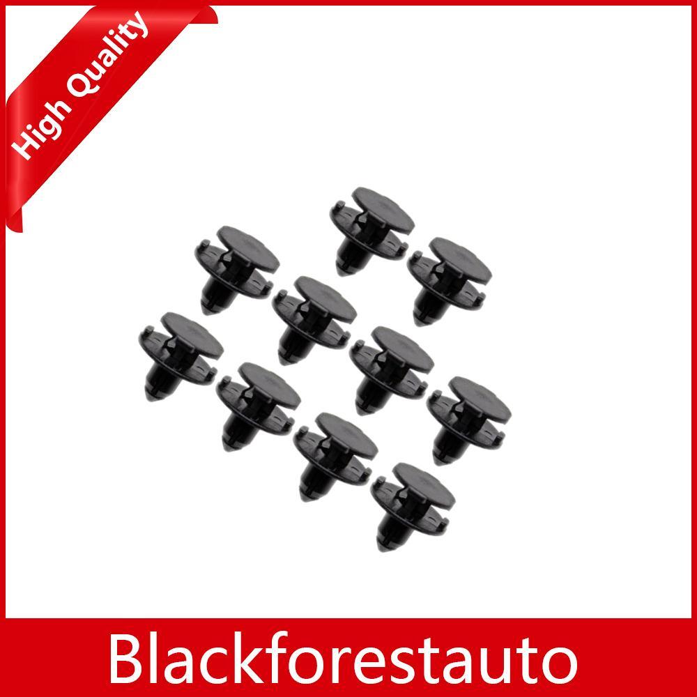 ya 27 6.18.2 10 Bumper Push Clip Black for Nissan Quest Pathfinder Maxima for Altima Xterra Titan