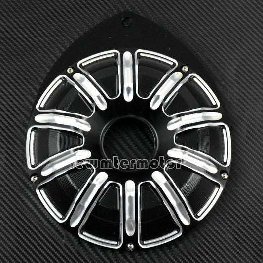 ya 1 7.4 Motorcycle CNC Left Hand Engine Ignition Cover Fit For Indian Scout 15-up Black
