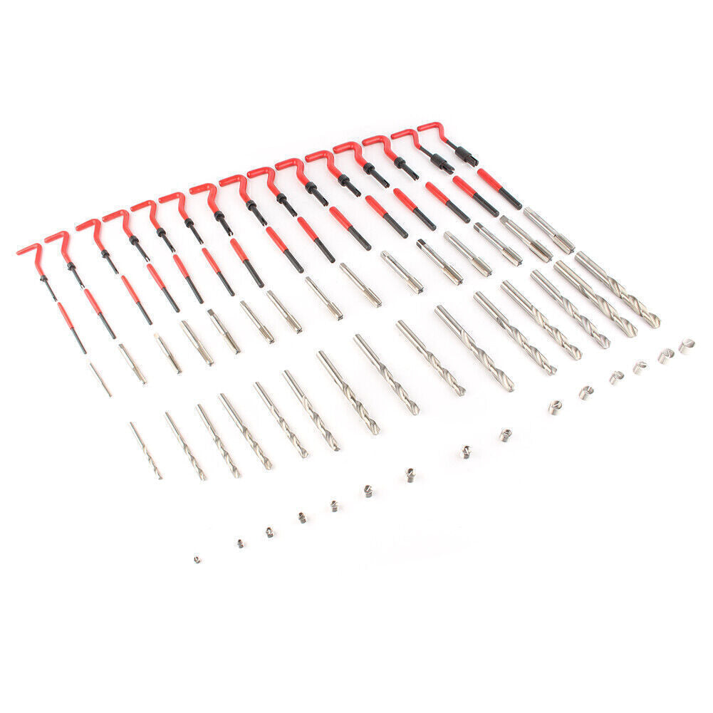 ya 5 8.7 15pcs M10x1.25 Metric Thread Repair Insert Kit Helicoil Car Pro Coil Tool