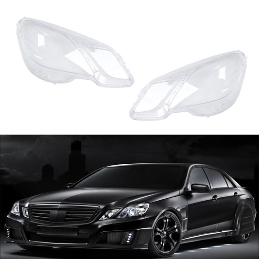 ya 4 6.22 Pair Clear Headlight Lens Lamp Cover For 2009-2012 for Mercedes-Benz E Class W212