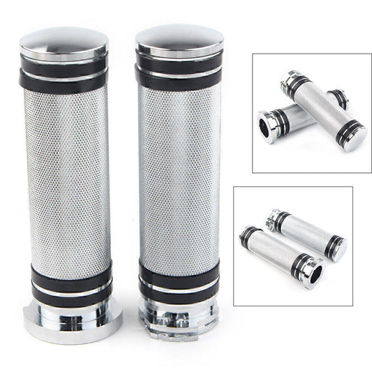 ya 2 6.26 Handlebar Hand Grips Fit Sportster Dyna Softail Touring V-Rod Motor 1inch Chrome