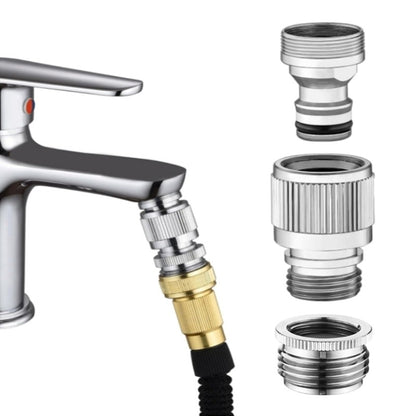 ya 14 4 Pieces Connectors for Garden Hose and Shower Use Leakproof Adapters