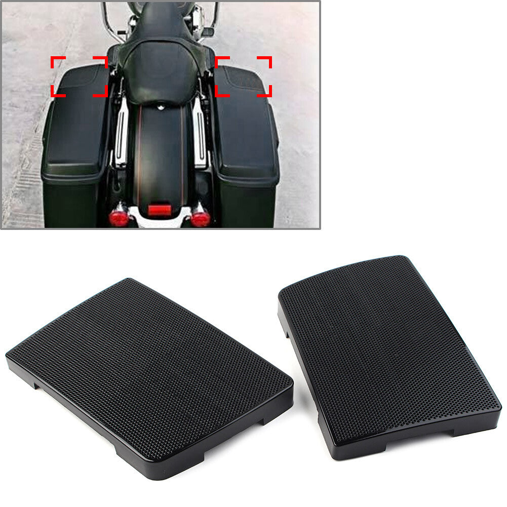 ya 11 6.5 6X9 Saddlebag Lid Speaker Grills Covers for Harley Street Road Glide 93-13
