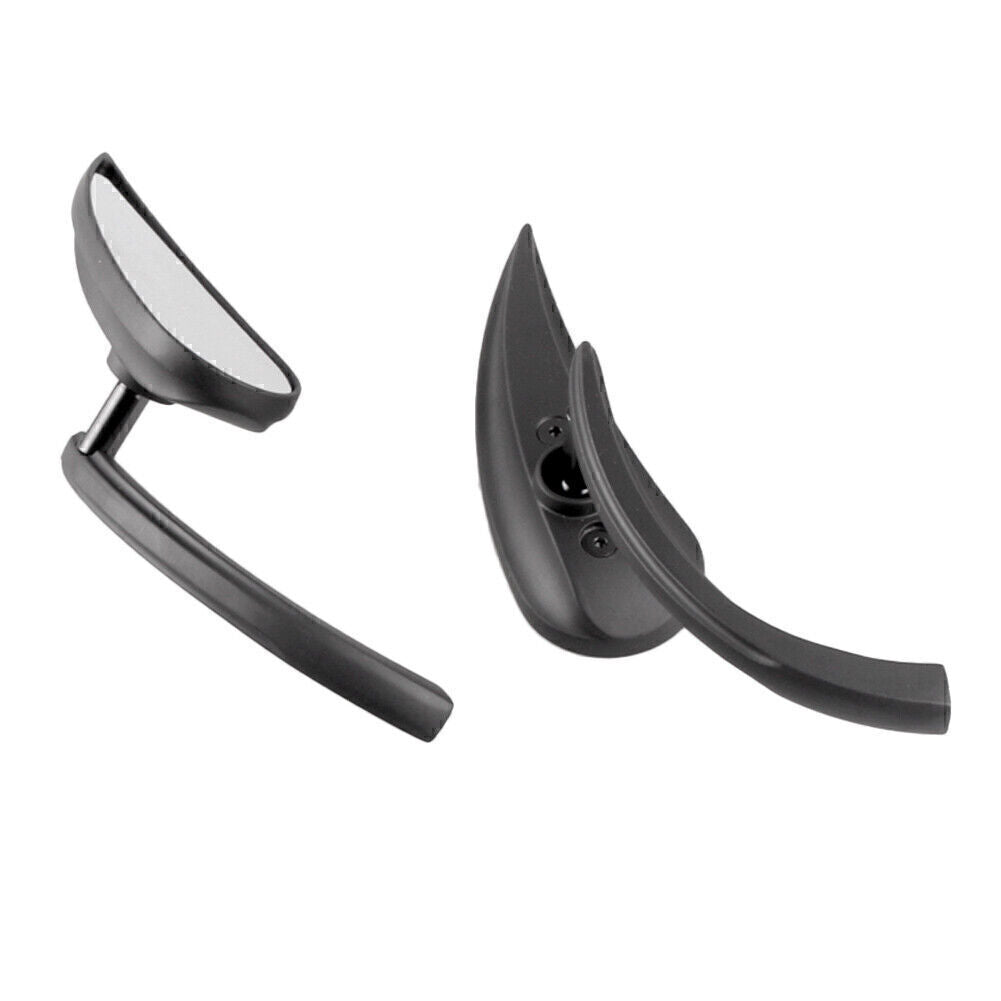 ya 4 6.21 Motorcycle Side Mirror Rearview Mirrors Black Fit for Harley Cruiser Chopper Custom