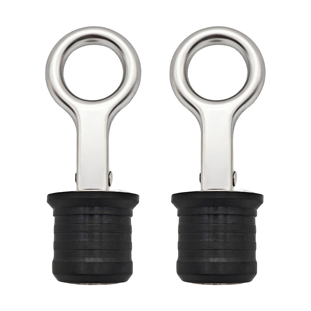 ya 14 Stainless Steel Rubber Drain Stopper Seal 2 Pack for Lawn Rollers and For Boats