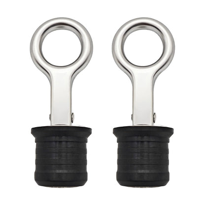 ya 14 Stainless Steel Rubber Drain Stopper Seal 2 Pack for Lawn Rollers and For Boats