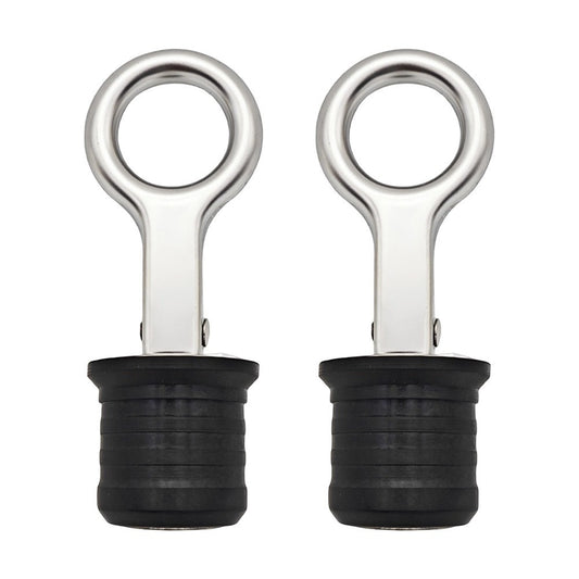 ya 14 Stainless Steel Rubber Drain Stopper Seal 2 Pack for Lawn Rollers and For Boats