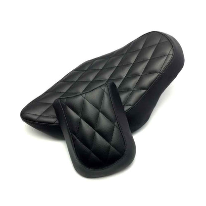 ya 5 8.7 Diamond Stitched Driver Passenger Seats for Harley Sportster 883 1200 2004-2015