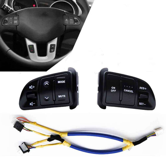 ya 1 8.5.2 for KIA 2011~2014 Steering Wheel Remote Control & Extension Wire 1SET