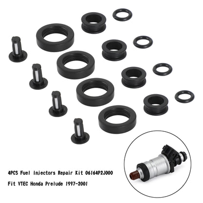 ya 1 8.12 baidi 4PCS Fuel Injectors Repair Kit 06164P2J000 for VTEC for Honda Prelude 1997-2001